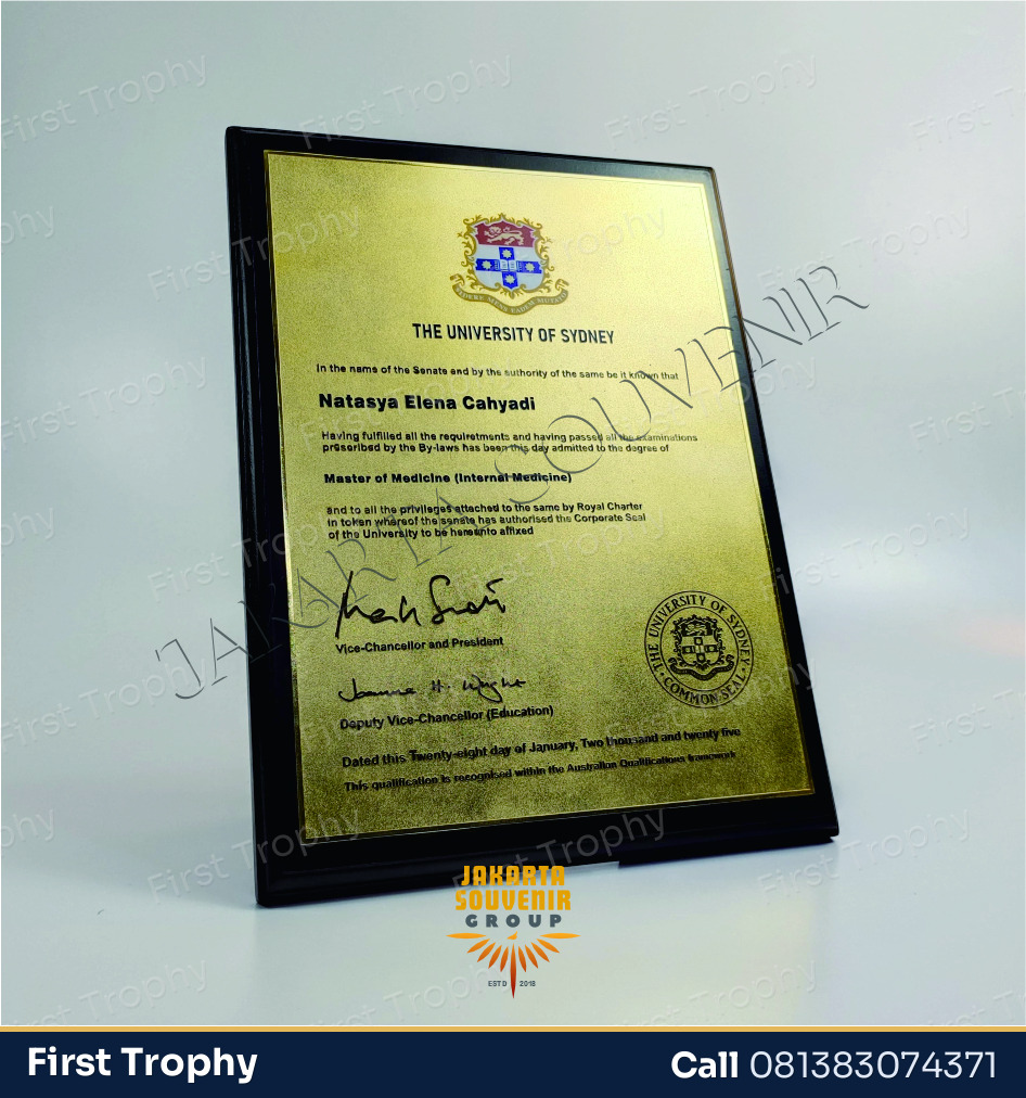 Plakat Kayu Univ Sydney