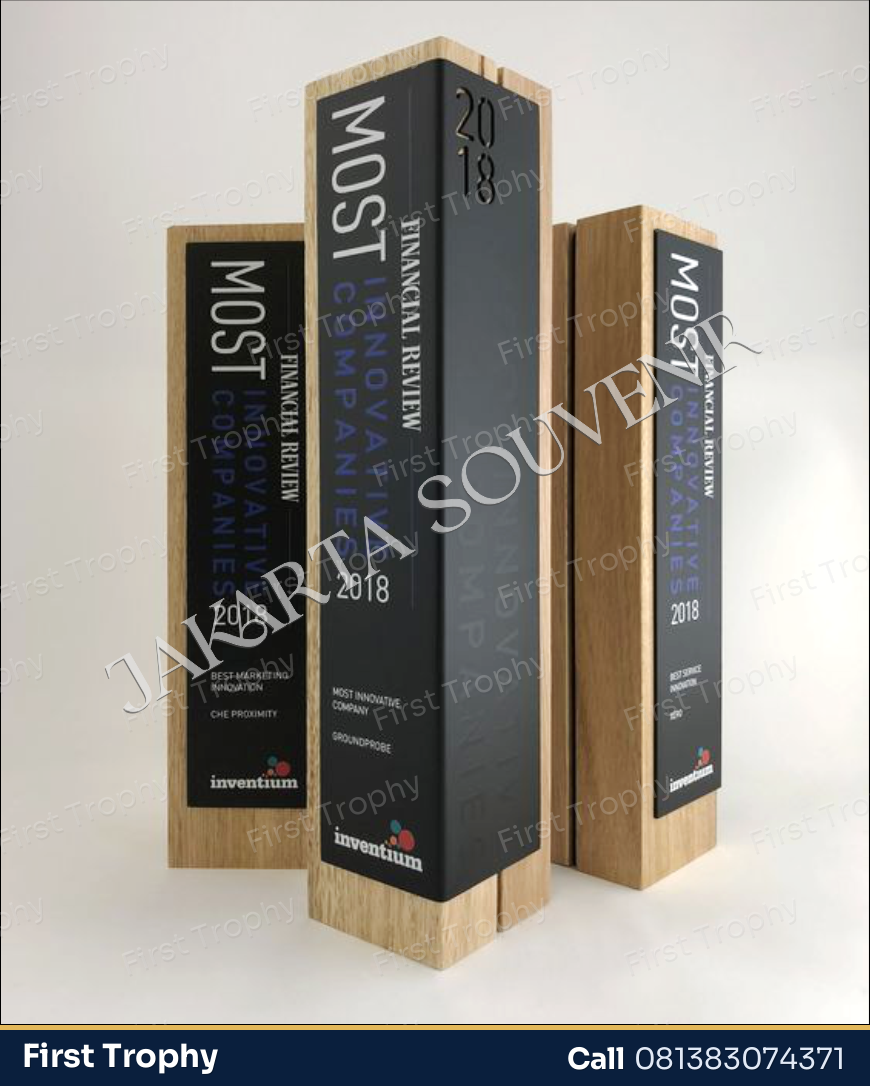 Plakat Kayu Unik Custom - First Trophy