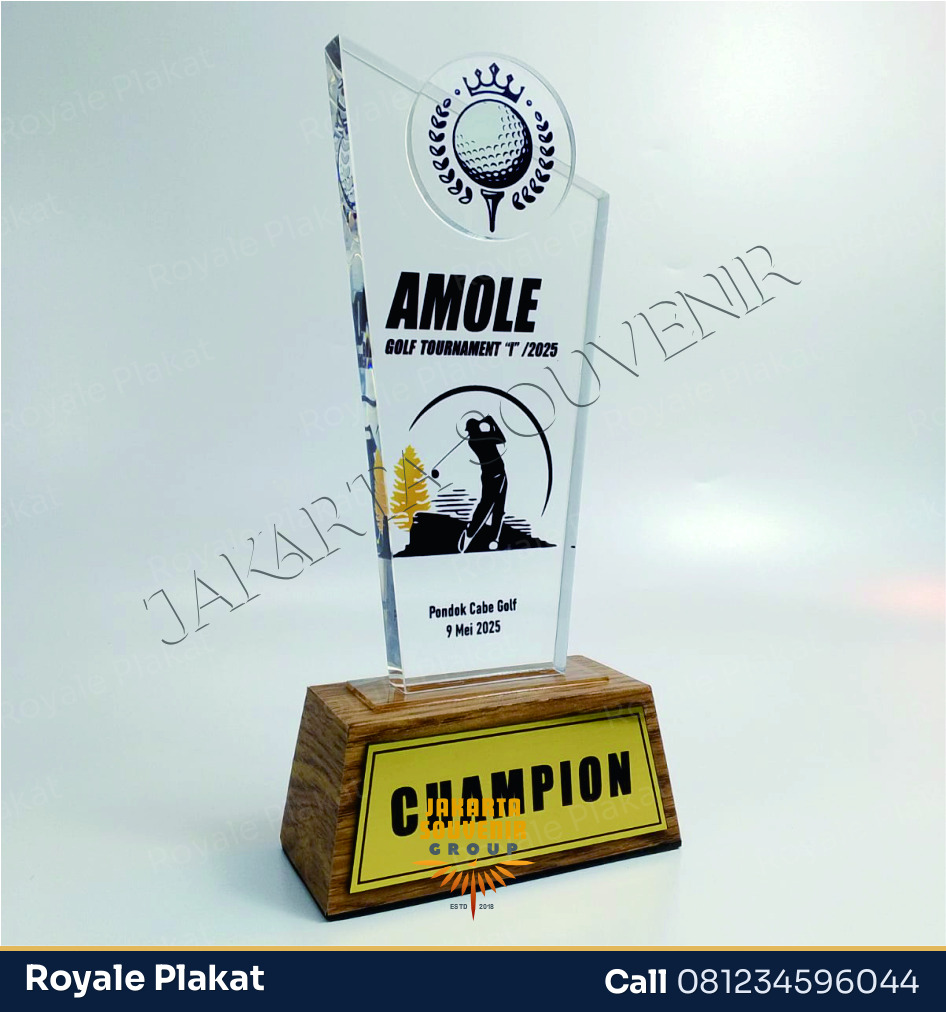 Plakat Golf Champion - First Trophy