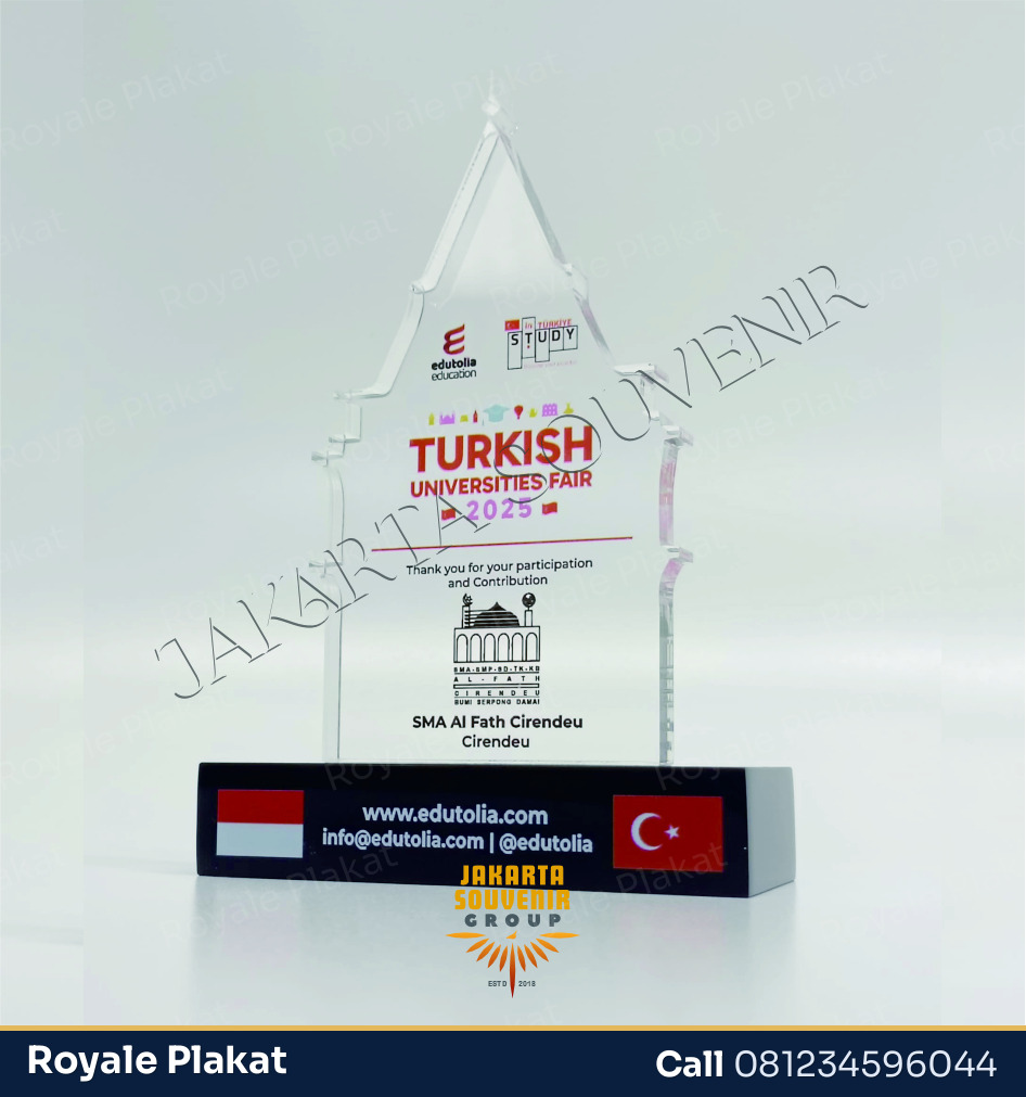Plakat Bilateral Indonesia-Turki - First Trophy