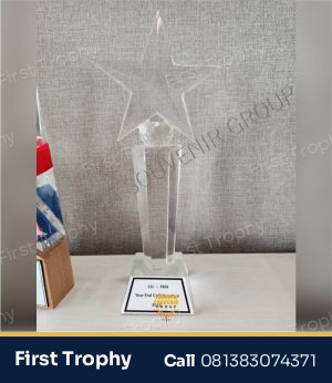 Plakat Kristal Standing Mewah
