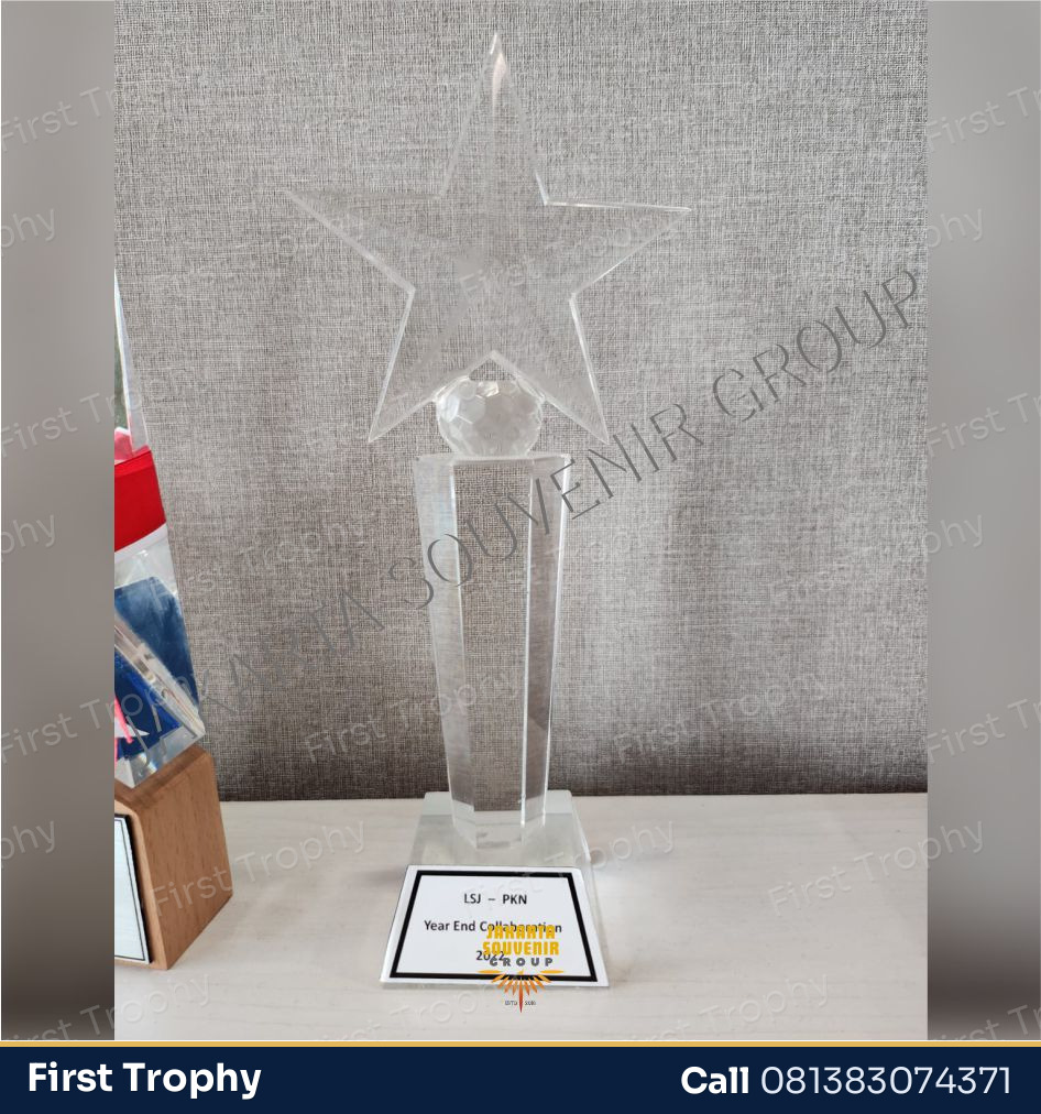 Plakat Kristal Standing Mewah