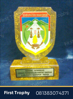 Plakat Resin Glitter Mewah