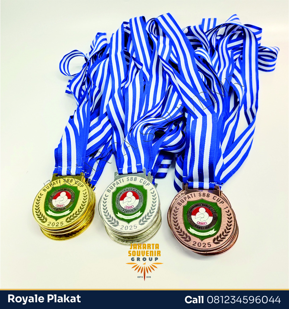 Medali Kuningan 1 Set - First Trophy