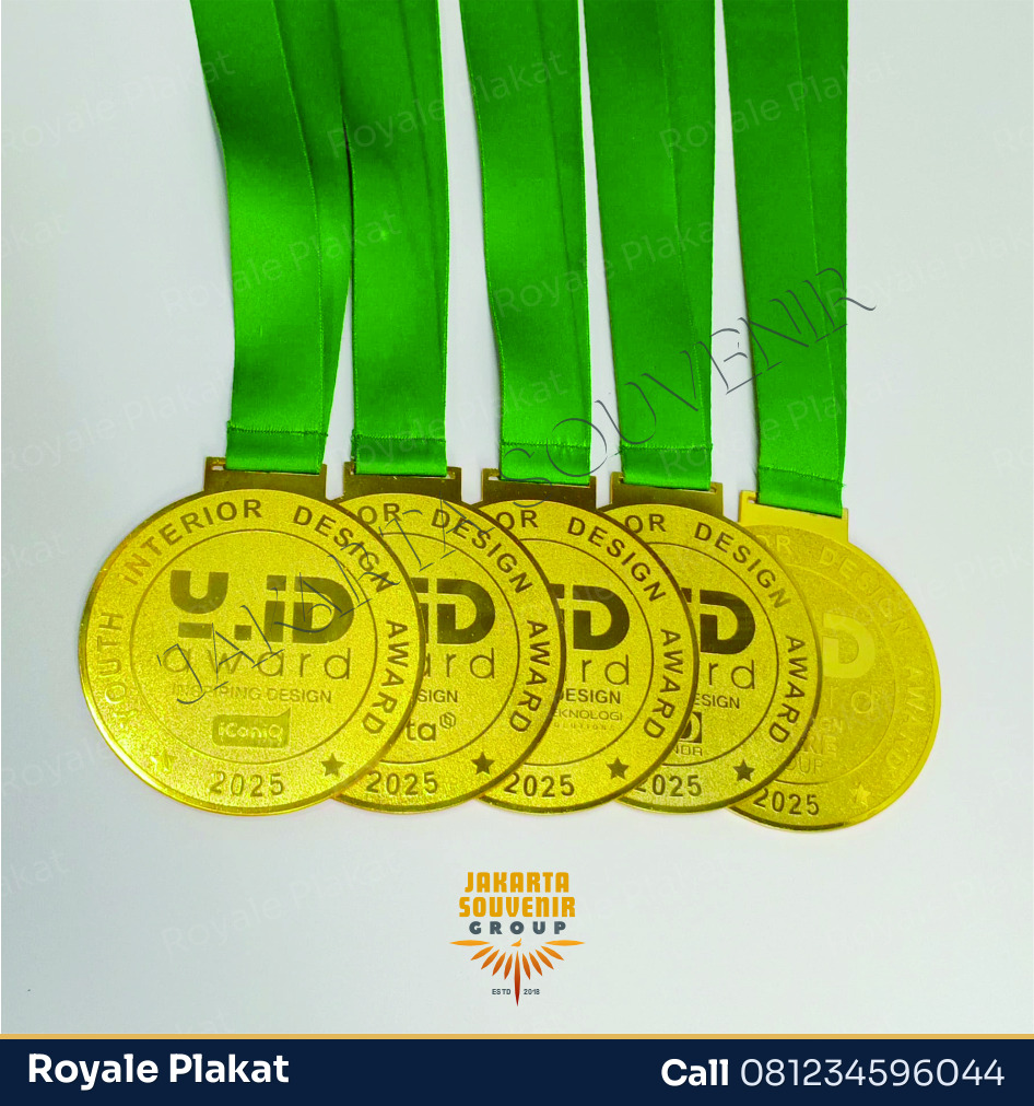 Medali Kuningan Premium