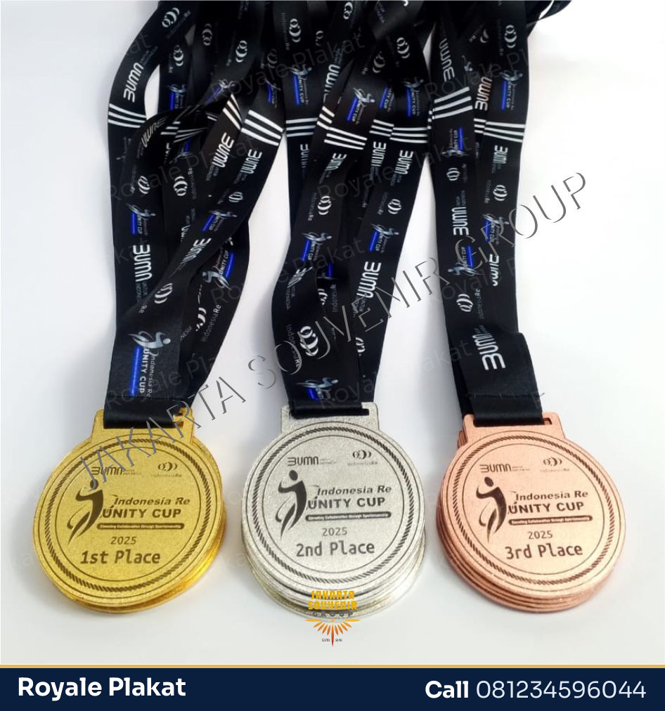 Medali Zinc 3D Embossed - First Trophy