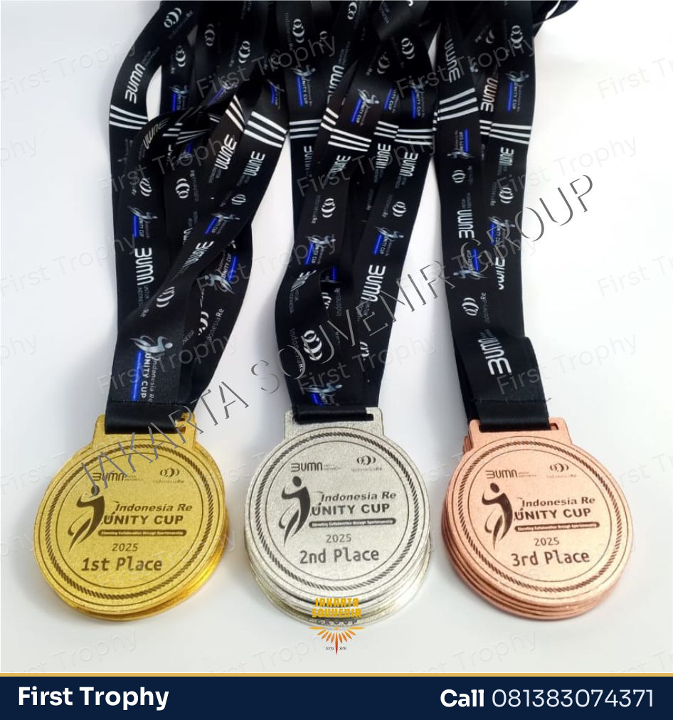 Medali Zinc 3D Embossed - First Trophy