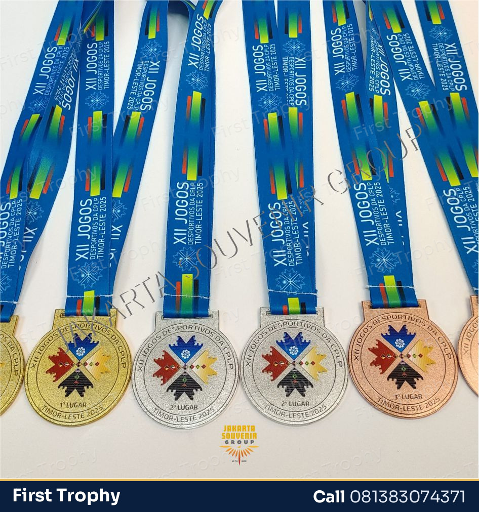 Medali Resin Custom 3D - First Trophy