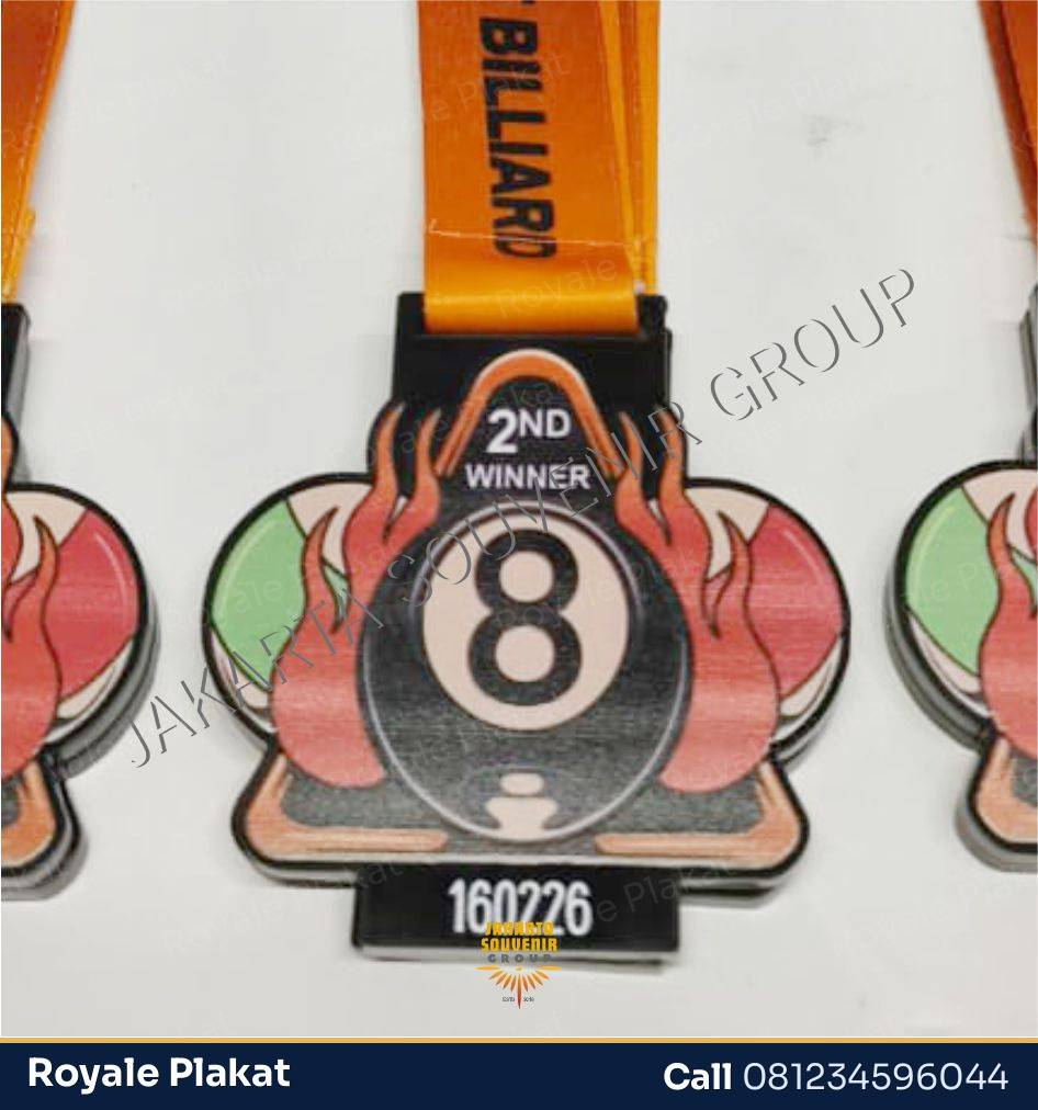 Medali Akrilik Oval