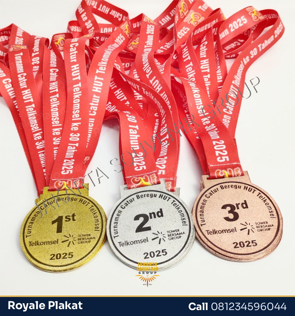 Medali Zinc Alloy National