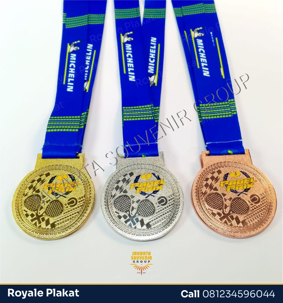Medali Zinc Alloy Champion 3D