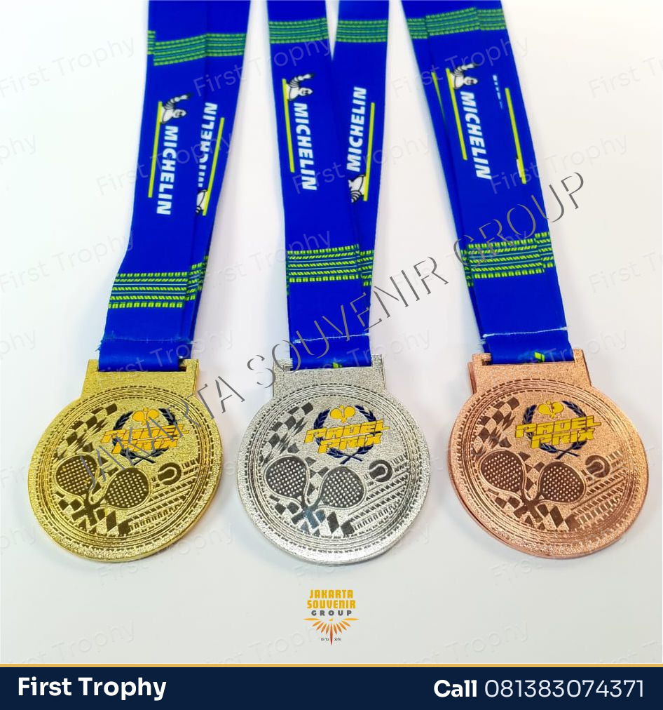 Medali Zinc Alloy Champion 3D