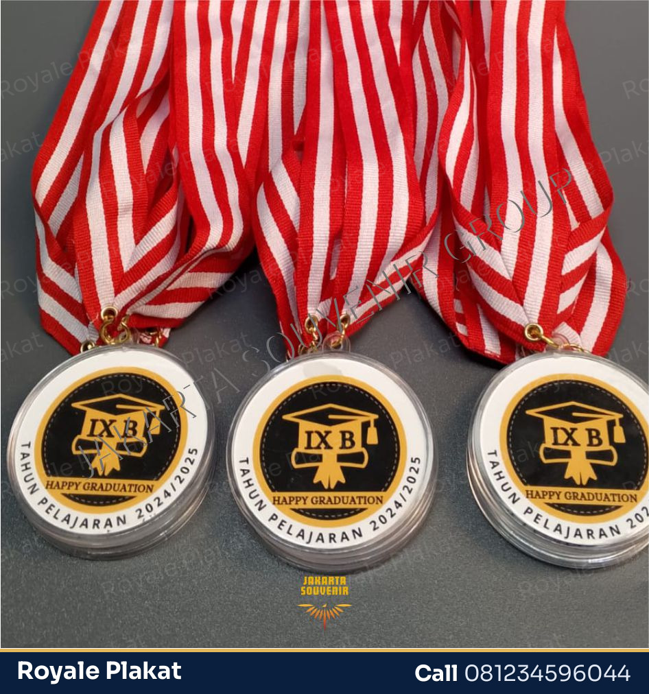 Medali Zinc Alloy Lomba 10K