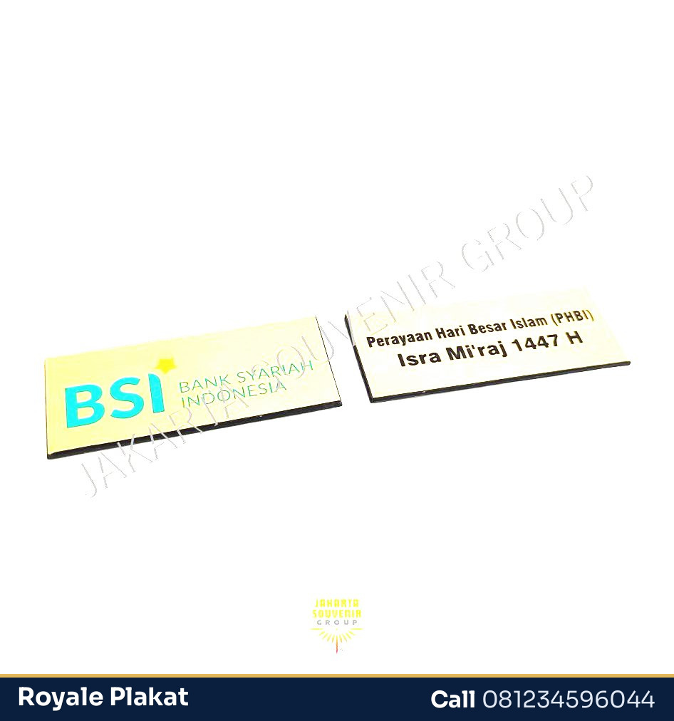 Pin Enamel Persegi