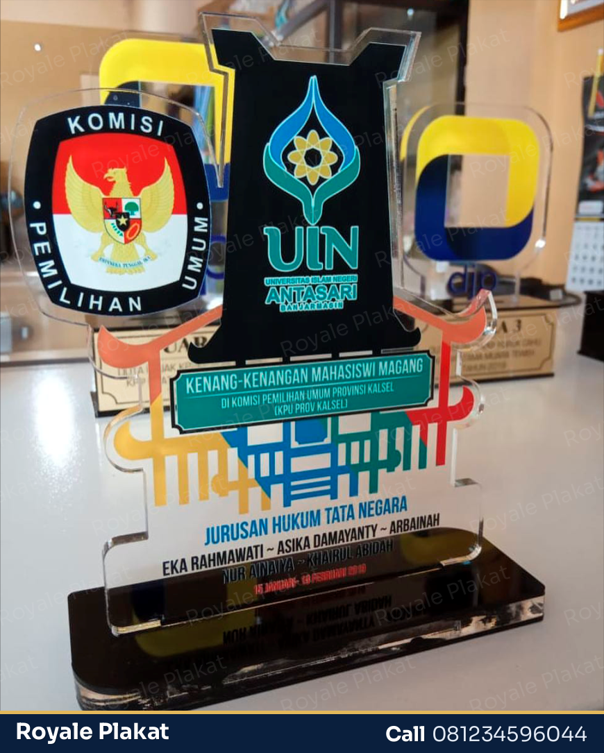 Pin Akrilik Logo Pemerintah