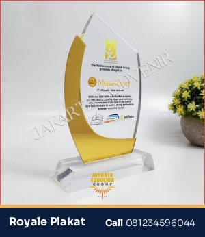 Plakat Akrilik List Gold