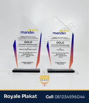 Plakat Akrilik Bank Mandiri