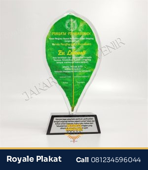 Plakat Akrilik Model Daun