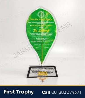 Plakat Akrilik Model Daun