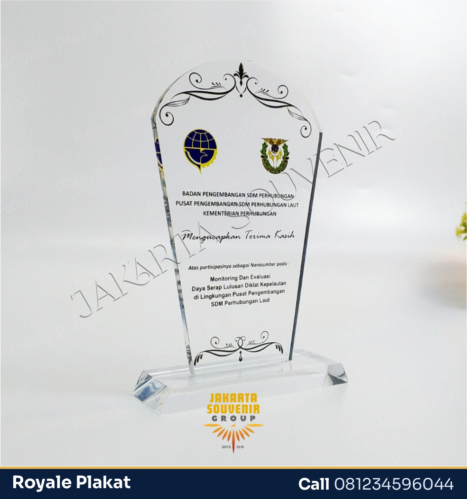 Plakat Akrilik Perhubungan - First Trophy