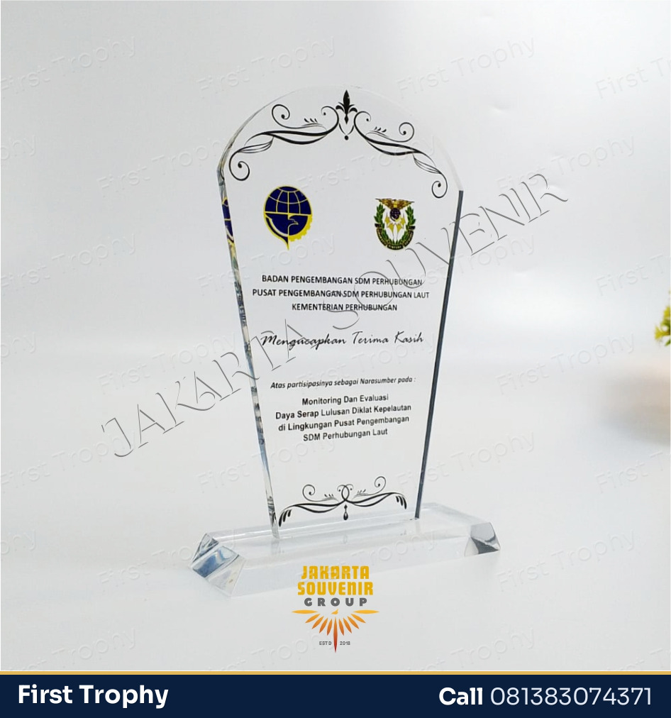 Plakat Akrilik Perhubungan - First Trophy